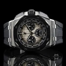 Audemars Piguet — Audemars Piguet Royal Oak Offshore Chronograph 43 Steel / Ceramic / Smoked Taupe — Watch — resale