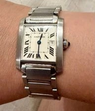 Cartier — Cartier Tank Francaise Stainless Steel 2465 — Watch — resale
