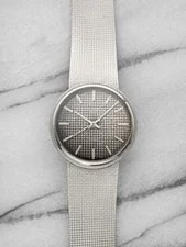 Patek Philippe — 1970s Patek Philippe Calatrava 3563-3 18K WG Auto Gubelin Dial 35 Mm — Watch — resale
