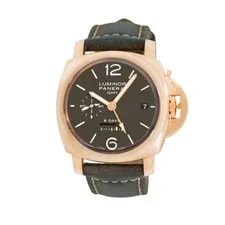 Panerai — Panerai 18K Rose Gold 44mm PAM 00289 1950 Luminor GMT Date PAM 289 Box Warranty — Watch — resale
