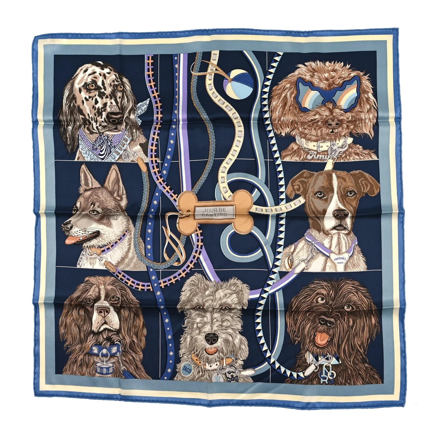 Hermès — Jour de Casting Scarf 70 Jean Caban — Accessory — resale