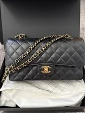 Chanel — Chanel Medium Classic Flap -Tone Grained — Handbag — resale