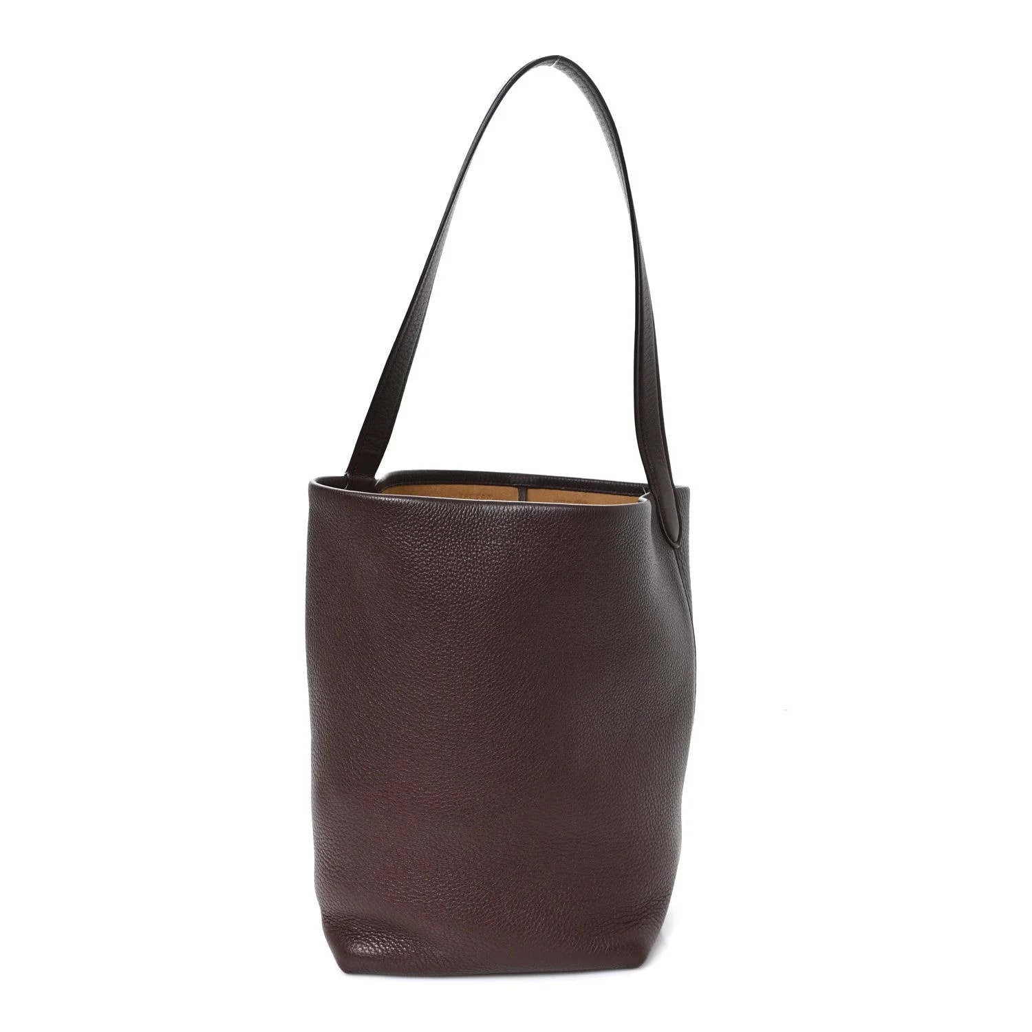 The Row — Grained Medium N/S Park Acajou — Handbag — resale
