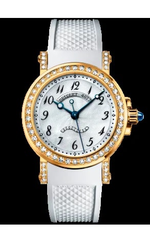 Worldofluxuryus — Breguet Marine 8818 18K Yellow Gold & Diamonds — Watch — resale