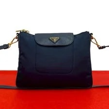 Prada — Excellent Condition Prada Triangle Logo Mini — Handbag — resale