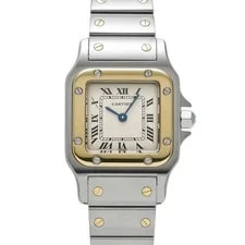 Cartier — Cartier Santos W20012C4 ( 1567) 24mm Stainless Steel Ivory #WW11068 — Watch — resale