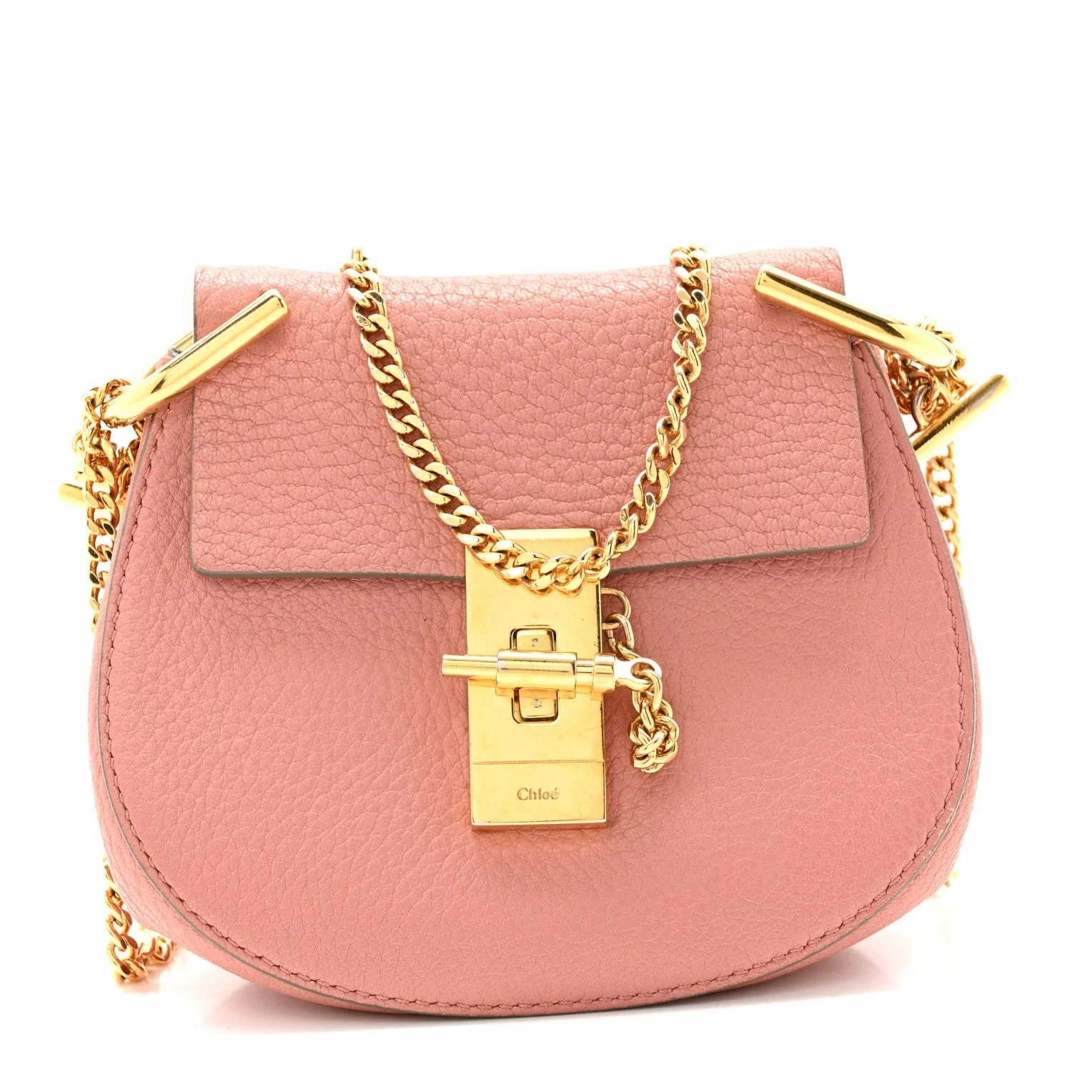 Chloé — Grained Nano Drew Misty — Handbag — resale