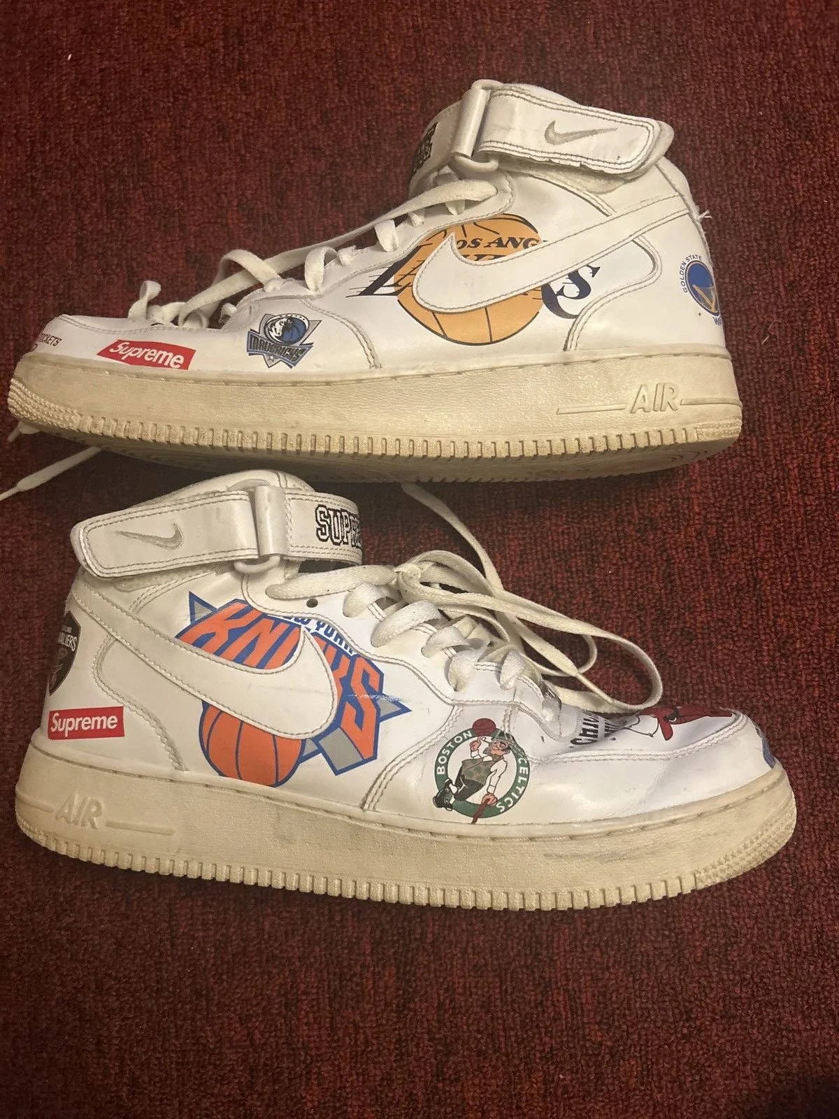 Supreme — Air Force 1 X NBA X Supreme — Sneaker — resale