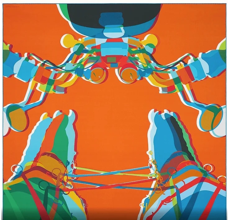 Hermès — Hermès "Drive Me Crazy" Double Face Scarf 90 — Accessory — resale