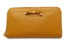 Prada — Prada Ribbon Round Long Wallet 1M0506 Long Wallet... — Handbag — resale