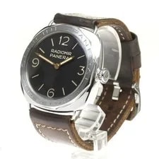 Panerai — Panerai Radiomir PAM00685 47mm SS Black Dial Hand-Wind Leather Strap #C176 — Watch — resale
