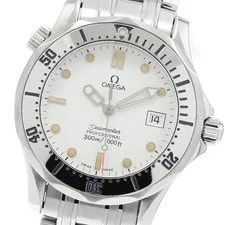 Omega — Omega Seamaster300 2561.80 Date Navy Dial Quartz Boy's Watch_965967 — Watch — resale