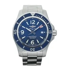 Breitling — Breitling A17367 Superocean Stainless Steel 44mm Blue Dial Automatic — Watch — resale
