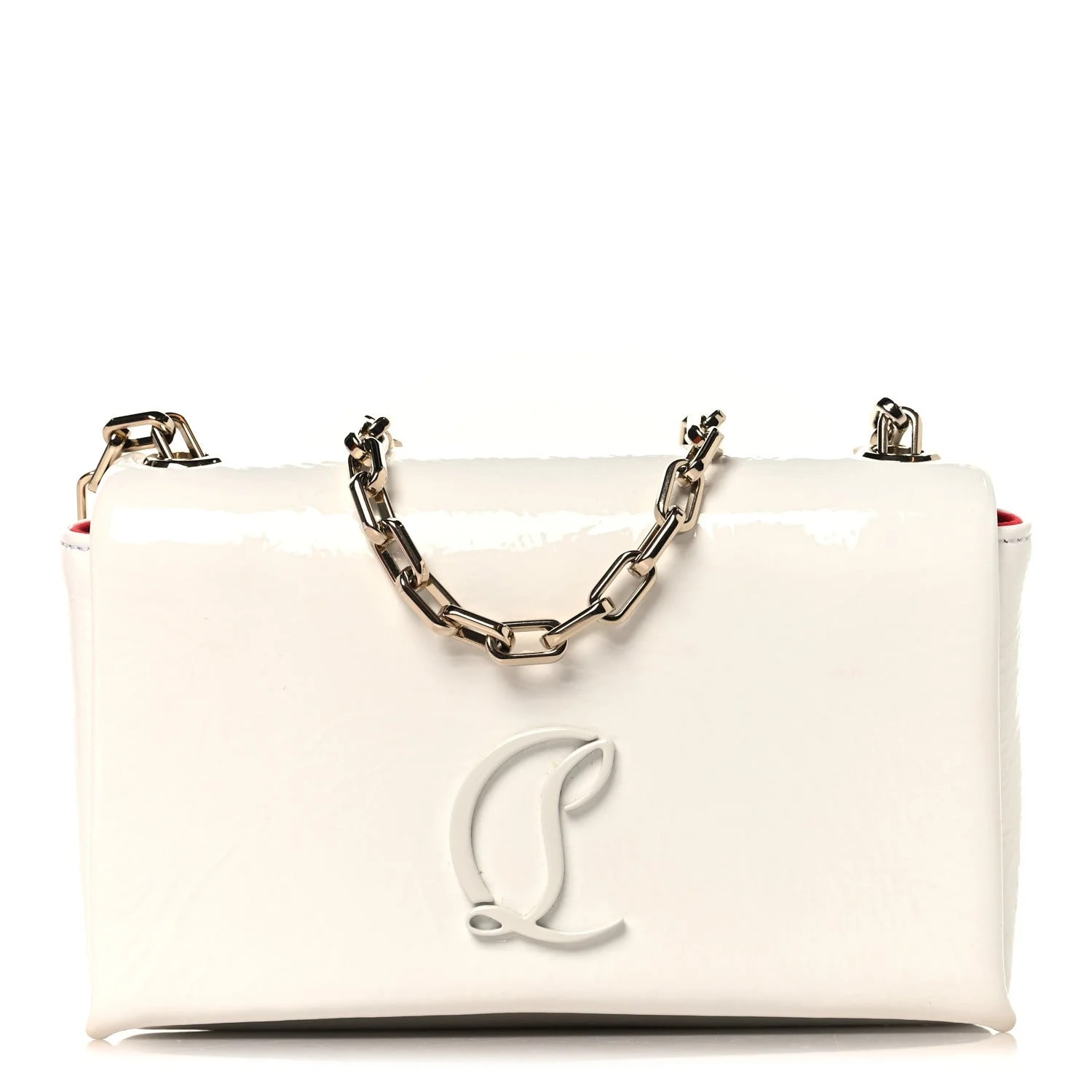 Christian Louboutin — Naplak Monochrome Small Loubi54 — Handbag — resale