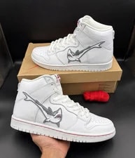 Nike SB — Size 10 - Nike SB Dunk High Pro ISO Oski Great Shark 2022 — Sneaker — resale