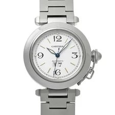 Cartier — Cartier Pasha C Big Date W31044M7 White 1 — Watch — resale