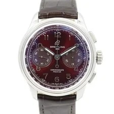Breitling — Breitling B09 AB0930D41K1P1 40mm Stainless Steel PurpleRed #UW2067 — Watch — resale
