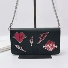 Prada — Prada Long Envelope Chain Heart Lightning — Handbag — resale
