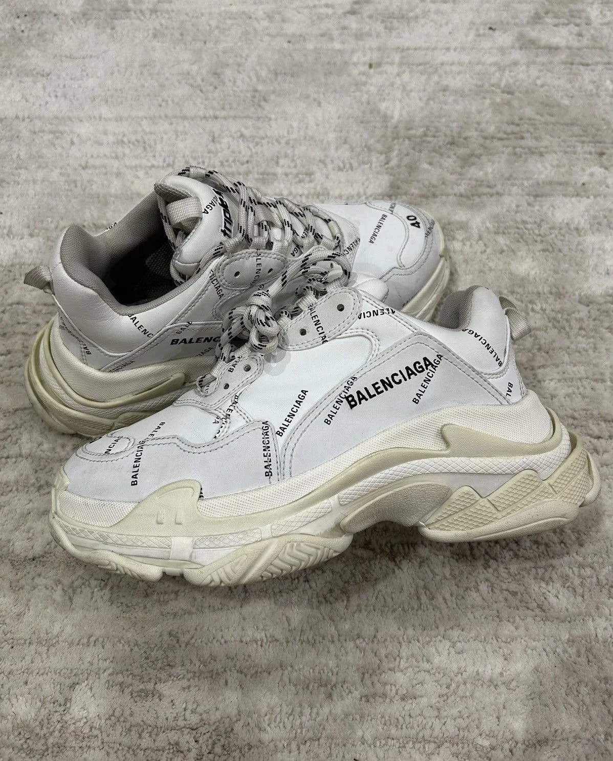 Balenciaga — Balenciaga All Over Logo Triple S — Sneaker — resale
