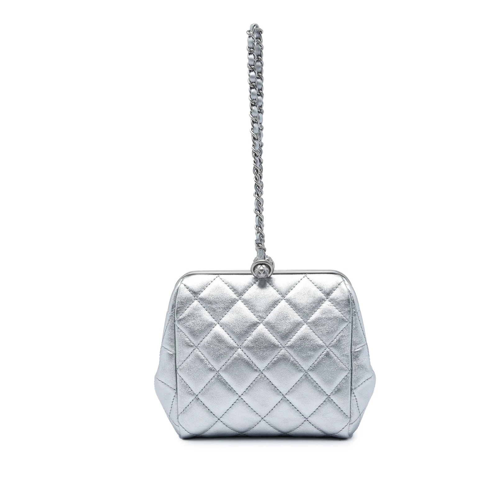 Chanel — Metallic Evening Wristlet — Handbag — resale