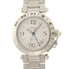 Cartier — Cartier Pasha C Meridien W31078M7 Stainless Steel 35mm Silver Dial #DW2257 — Watch — resale