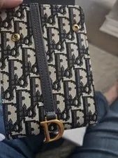 Dior — Dior Vertical Saddle Phone Hilder in Product Number S5655CTZQ_M928 — Handbag — resale