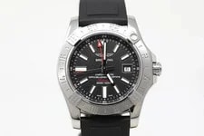 Breitling — Breitling Avenger II GMT A32390 Steel Black Dial 2018 Rubber Strap — Watch — resale