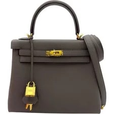 Hermès — Hermes Kelly 25 Etain Hardware #OK051 — Handbag — resale