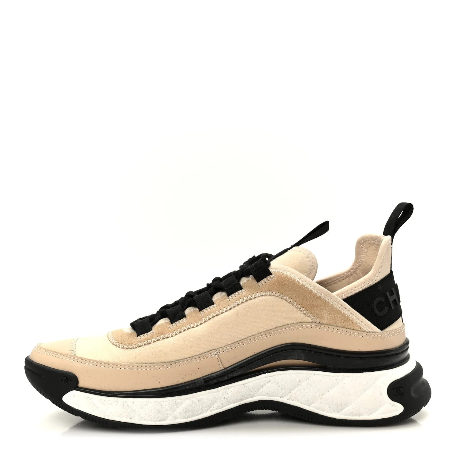 Chanel — Mixed Fibers CC Sneakers — Sneaker — resale