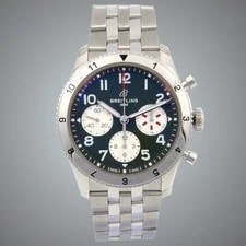 Breitling — Breitling Classic AVI 42mm Green Curtis Warhawk Bracelet A233802A1L1A1 — Watch — resale