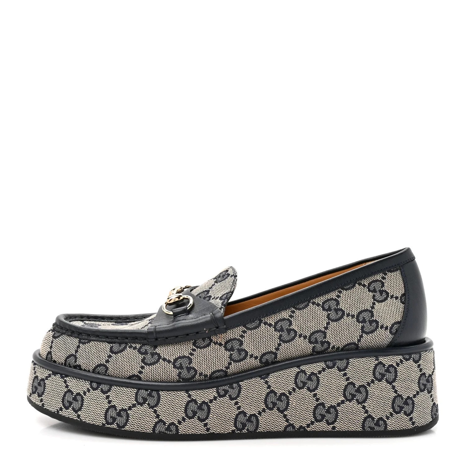 Gucci — Horsebit Wedge Platform 37.5 — Designer Shoe — resale