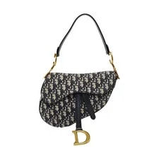 Dior — Dior Saddle Monogram Embroidered and - Excellent #10B3NO3 — Handbag — resale