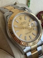 Rolex — Rolex Datejust II 41mm 116333 Champagne Dial Two Tone Yellow Gold — Watch — resale