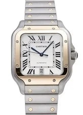 Cartier — Cartier Santos de LM W2SA0009 Yellow Gold / Stainless Steel 47.5mm #KMW2128 — Watch — resale