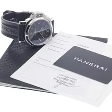 Panerai — Panerai Luminor Left Hand PAM00796 44mm SS Rubber Hand-Wind Black Dial #C095 — Watch — resale