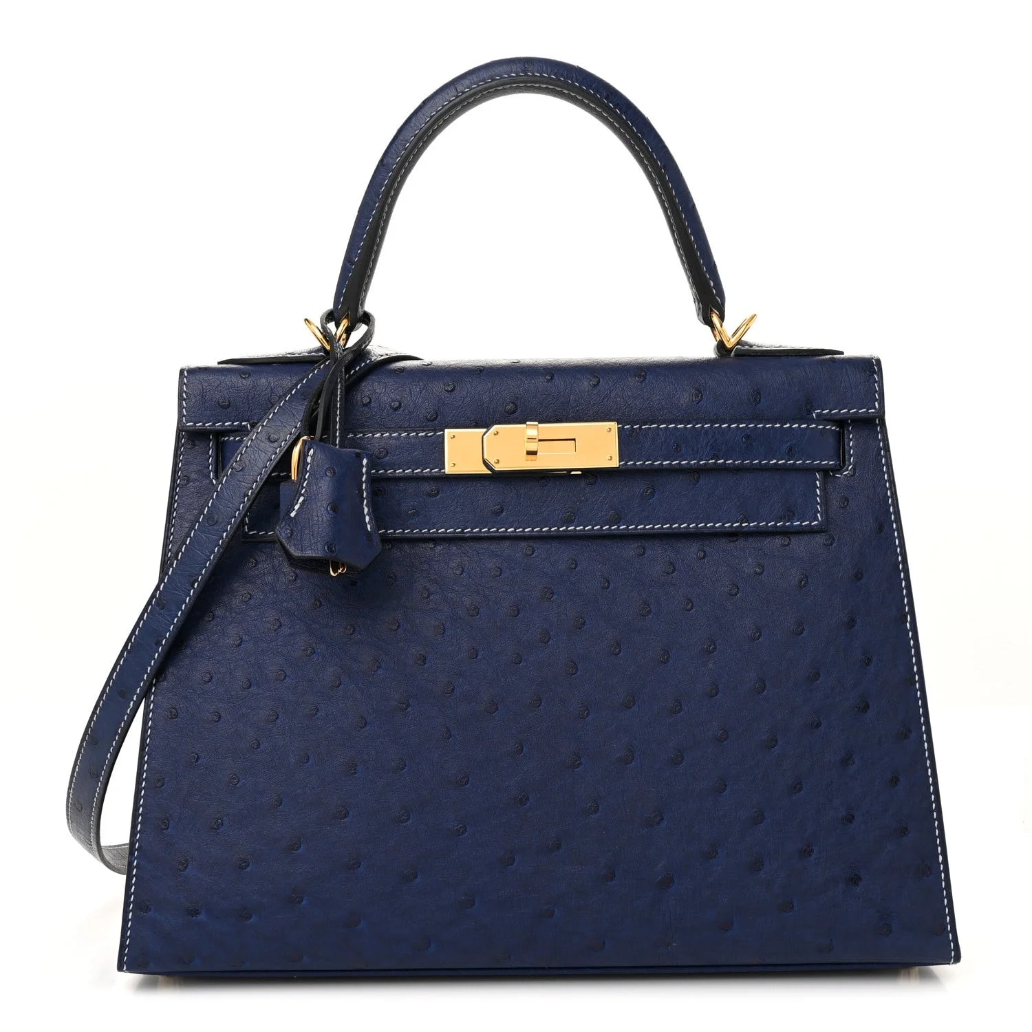 Hermès — Horseshoe Kelly Sellier 28 Iris — Handbag — resale
