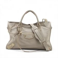Balenciaga — Balenciaga Metallic Edge City 2 Way — Handbag — resale