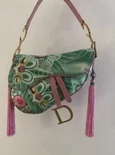 Dior — 12,000 on Site Christian Dior By Galliano 2002 Koi Fish Mini Saddle — Handbag — resale