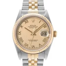 Rolex — Rolex Datejust 36 16233 Champagne Dial Steel 18k Yellow Gold 1996 — Watch — resale