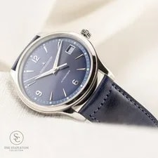 Jaeger-LeCoultre — 2022 Jaeger-LeCoultre Master Control JLC 40MM Blue Dial Leather Strap Q4018480 — Watch — resale