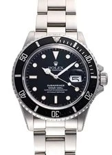 Rolex — Rolex Submariner Date 16800 Stainless Steel 40mm Rotating Bezel 1988 #KMW417 — Watch — resale