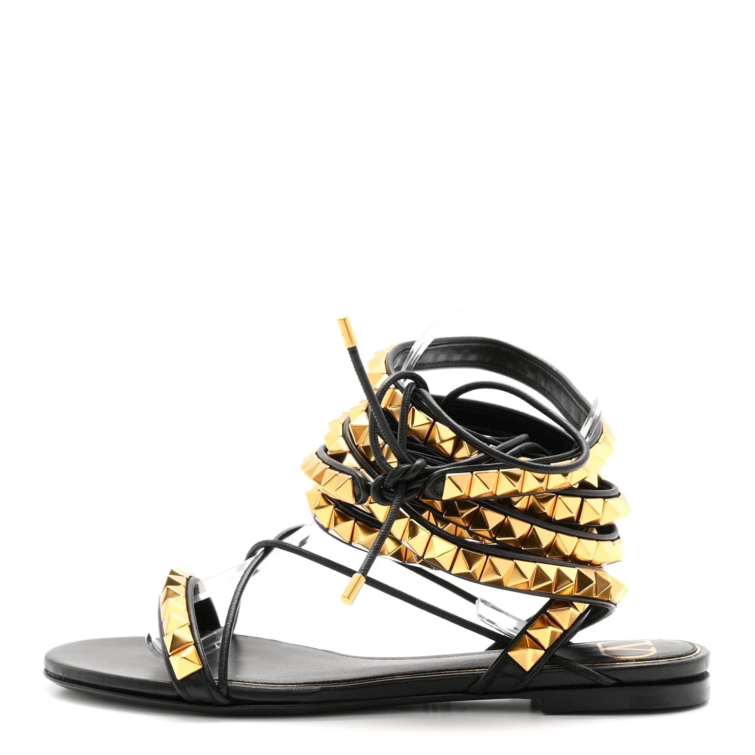 Valentino Garavani — Rockstud No Limit Gladiator 37 — Designer Shoe — resale
