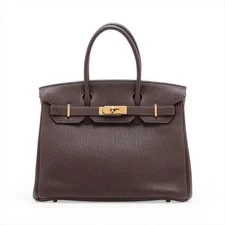 Hermès — Hermès Birkin 30 le Tournay Chocolat Metal Fittings □L: 2008 — Handbag — resale