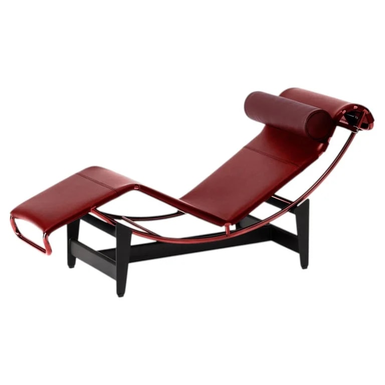 Cassina, Charlotte Perriand, Le Corbusier, Le Corbusier, Pierre Jeanneret, Charlotte Perriand Cassina, Pierre Jeanneret — Cassina LC4 “Chaise Longue À Réglage Continu, 60” Limited Edition — Furniture — resale