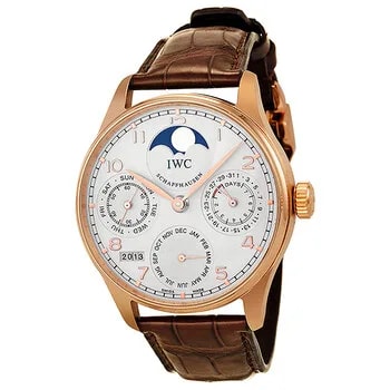 IWC — Portuguese Perpetual Calendar 18kt Rose Gold Brown IW502213 — Watch — resale