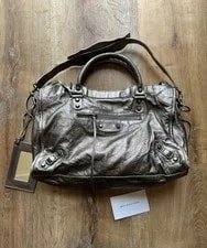 Balenciaga — Balenciaga Metallic Medium Size City A Tag First 2way — Handbag — resale