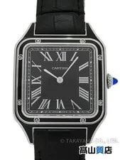 Cartier — Cartier Santos WSSA0046 / 4298 Stainless Steel Leather 31mm #TW2025 — Watch — resale