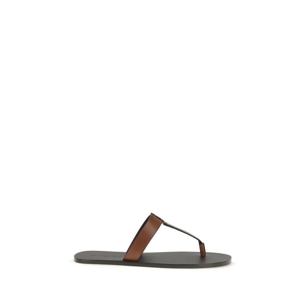 Saint Laurent — Saint Laurent Bos Taurus Flip-Flop — Designer Shoe — resale