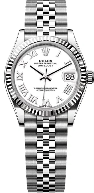 Worldofluxuryus — Rolex Datejust Stainless Steel & 18K White Gold Lady's — Watch — resale
