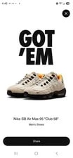 Nike SB — Nike SB Air Max 95 Club 58 (IQ8395-100) Size 14M Confirmed✅️ — Sneaker — resale